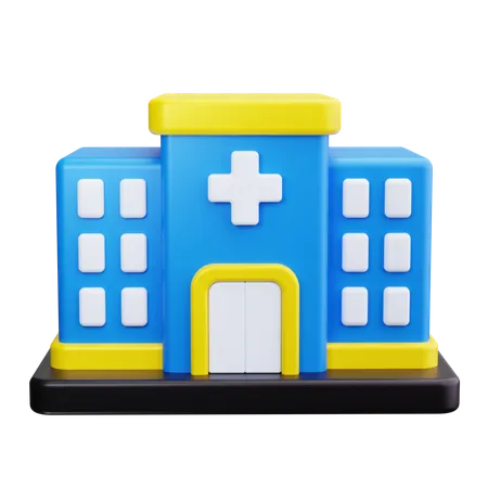 Krankenhaus  3D Icon