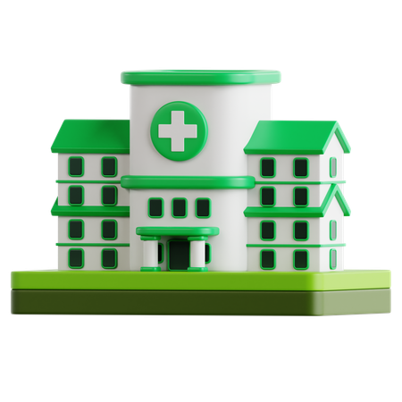 Krankenhaus  3D Icon