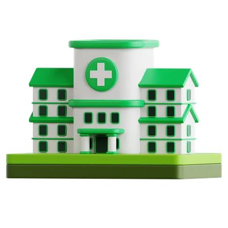 Krankenhaus  3D Icon