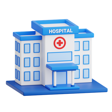 Krankenhaus  3D Icon