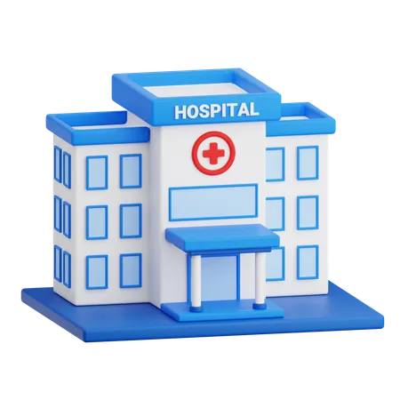 Krankenhaus  3D Icon