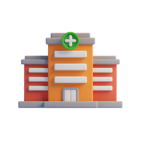 Krankenhaus  3D Icon