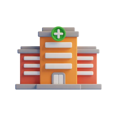 Krankenhaus  3D Icon