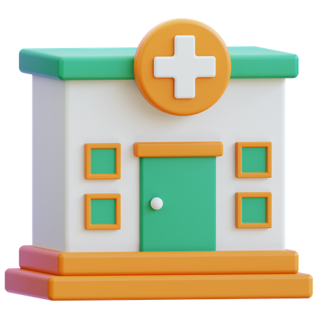 Krankenhaus  3D Icon