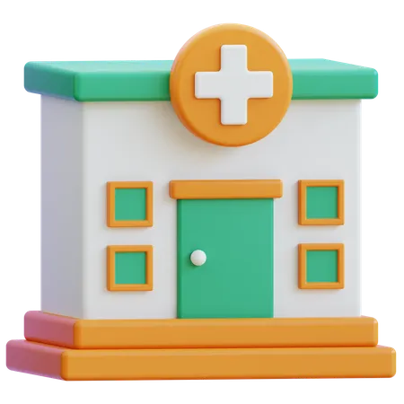 Krankenhaus  3D Icon