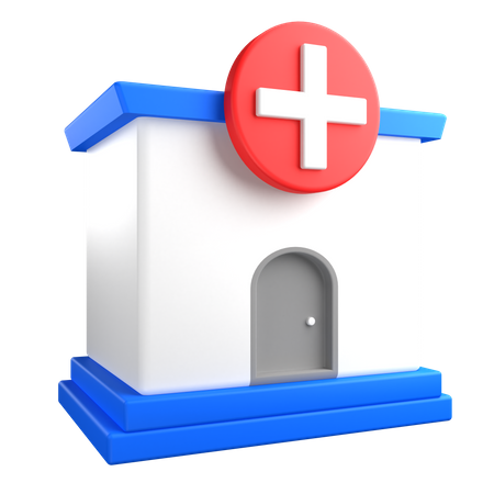 Krankenhaus  3D Icon