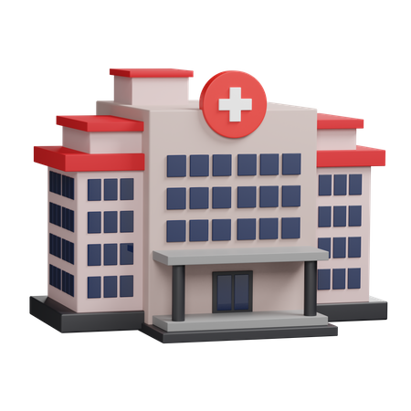 Krankenhaus  3D Illustration