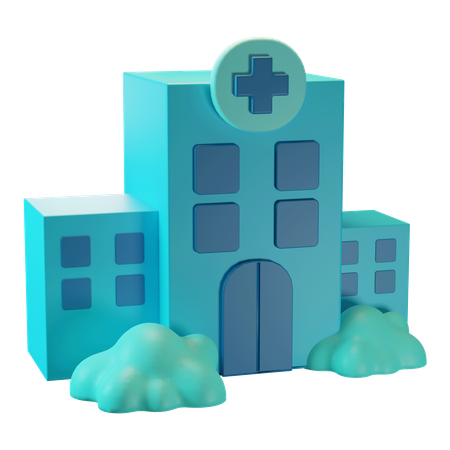 Krankenhaus  3D Illustration