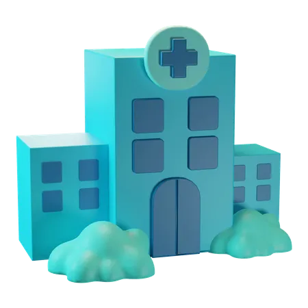 Krankenhaus  3D Illustration