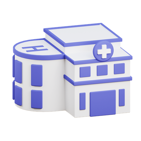 Krankenhaus  3D Icon