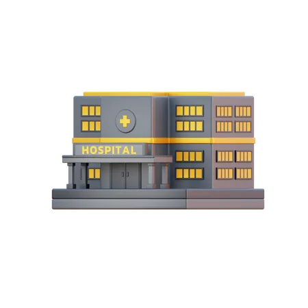 Krankenhaus  3D Illustration