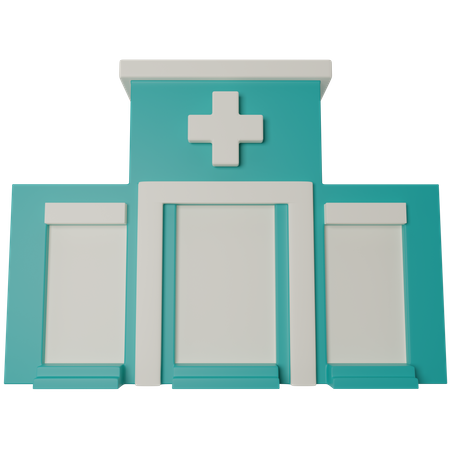 Krankenhaus  3D Illustration