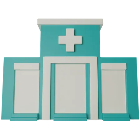 Krankenhaus  3D Illustration