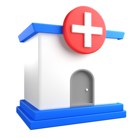 Krankenhaus  3D Icon