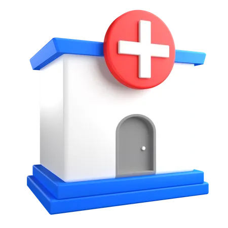 Krankenhaus  3D Icon