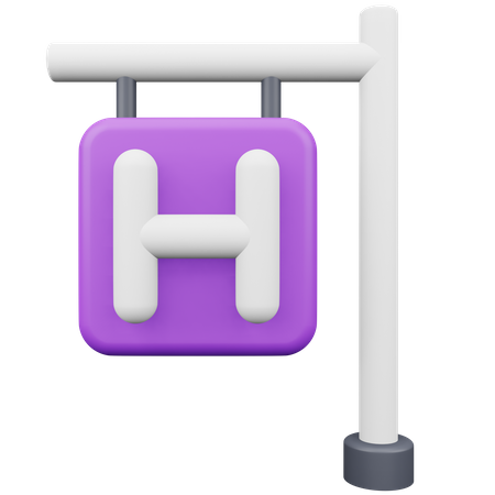 Krankenhaus  3D Icon