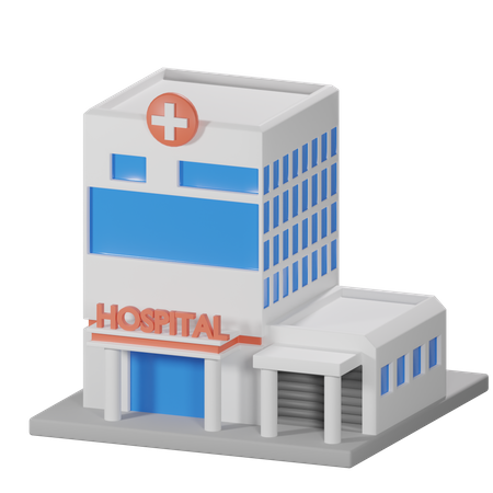 Krankenhaus  3D Icon