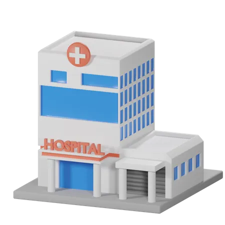 Krankenhaus  3D Icon