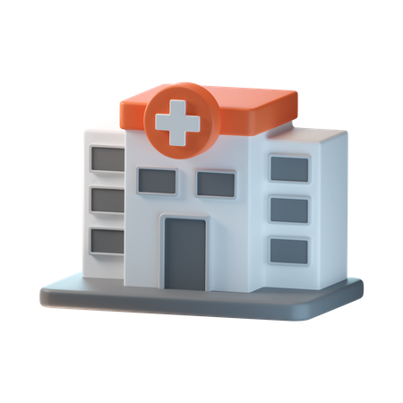 Krankenhaus  3D Icon