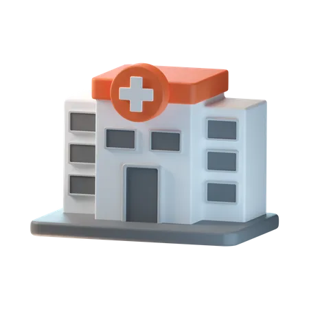 Krankenhaus  3D Icon