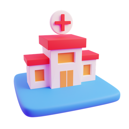 Krankenhaus  3D Icon