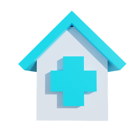 Krankenhaus  3D Icon