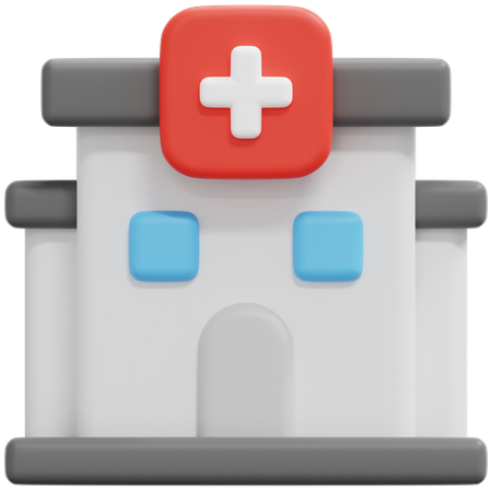 Krankenhaus  3D Icon