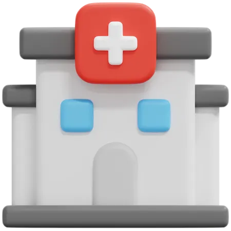 Krankenhaus  3D Icon