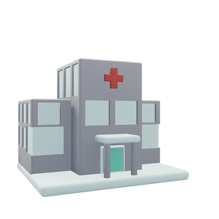 Krankenhaus  3D Icon