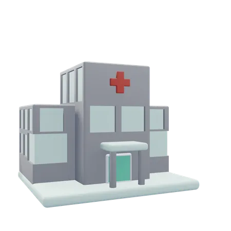 Krankenhaus  3D Icon