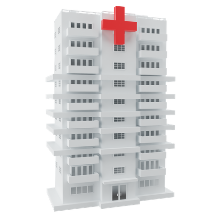 Krankenhaus  3D Icon