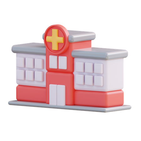 Krankenhaus  3D Icon