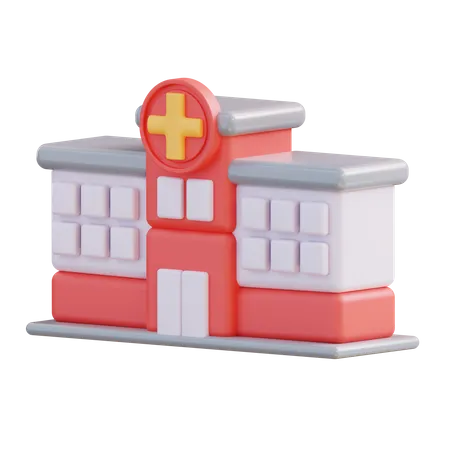 Krankenhaus  3D Icon