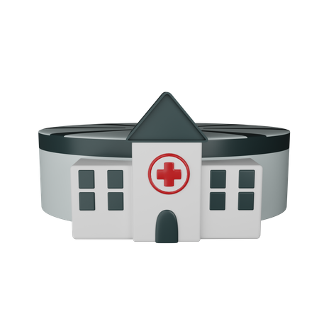 Krankenhaus  3D Icon