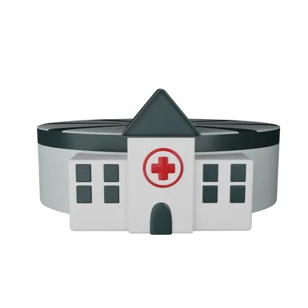 Krankenhaus  3D Icon