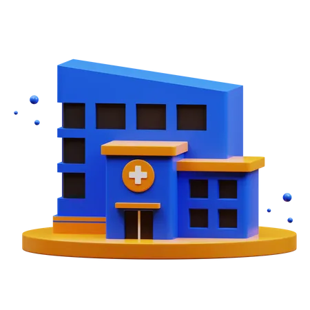 Krankenhaus  3D Icon