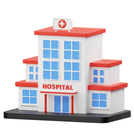 Krankenhaus  3D Icon