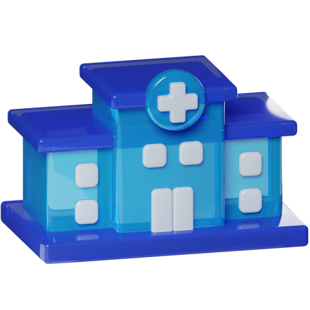 Krankenhaus  3D Icon