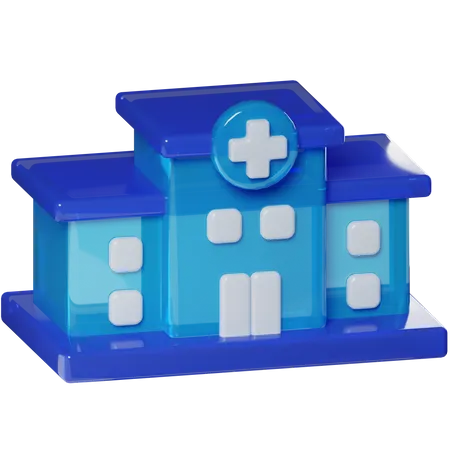 Krankenhaus  3D Icon