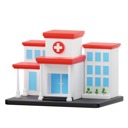 Krankenhaus  3D Icon