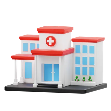 Krankenhaus  3D Icon