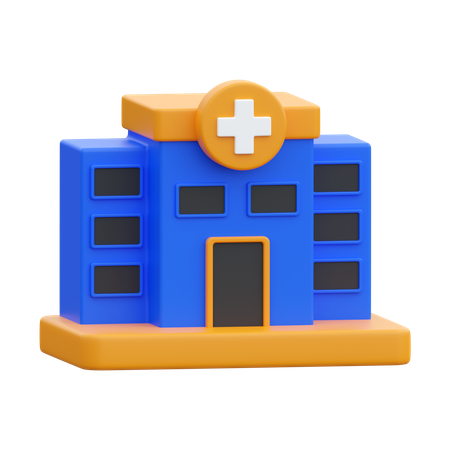 Krankenhaus  3D Icon