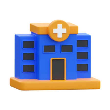 Krankenhaus  3D Icon