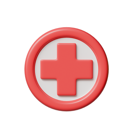 Krankenhaus Zeichen  3D Icon