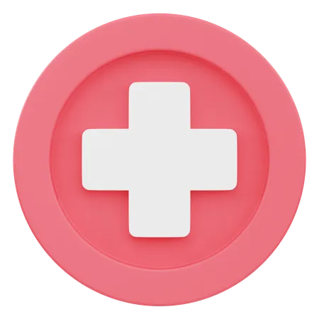 Krankenhaus Zeichen  3D Icon