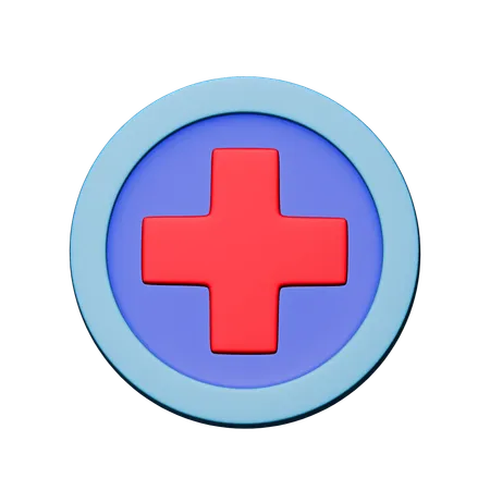 Krankenhaus Zeichen  3D Icon