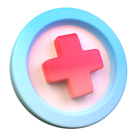 Krankenhaus Zeichen  3D Icon