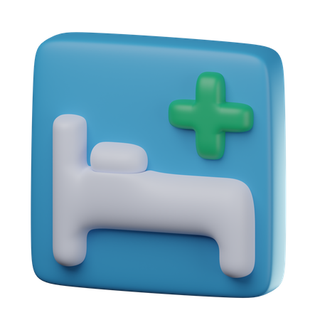 Krankenhaus Zeichen  3D Icon