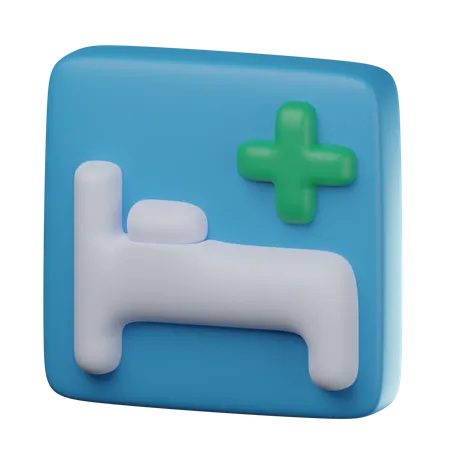 Krankenhaus Zeichen  3D Icon