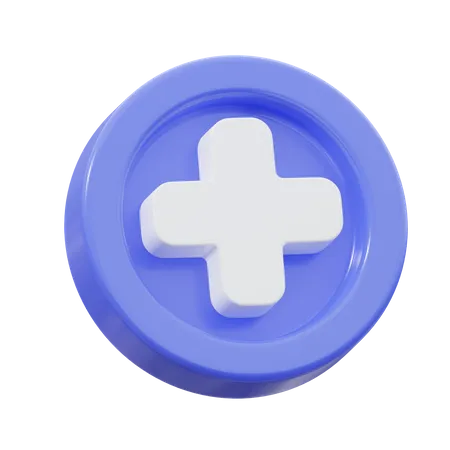 Krankenhaus Zeichen  3D Icon